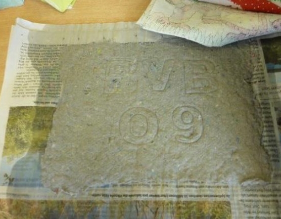 Das papier ist trocken