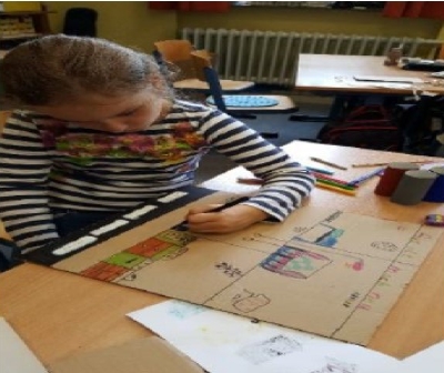 Das Spiel wird gemalt